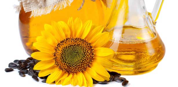 Bochechar com o óleo de girassol